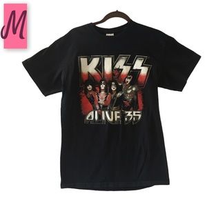 KISS 2011 Alive Tour black Band t-shirt